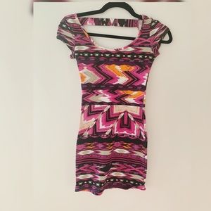 Pink Aztec Dress